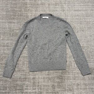 Frame NEW Cashmere Heather Gray Crewneck long sleeve Sweater size small